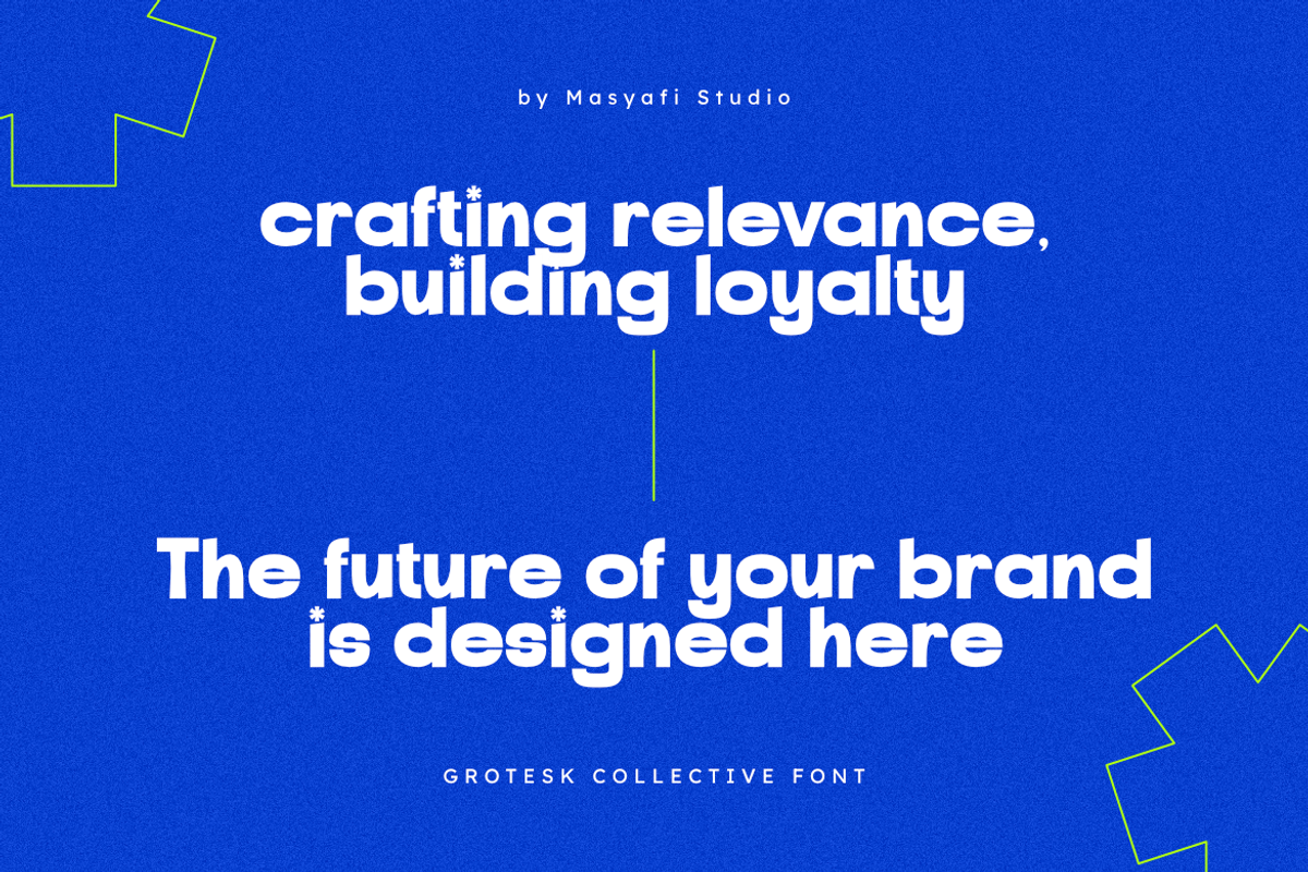 Grotesk Collective - Modern Sans Fon, a Sans Serif Font by Masyafi Studio (Photo 8 of 9)