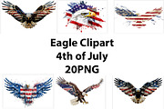 American Eagle Flag Patriotic PNG, an Object Graphic by VetalStock (Thumbnail 1 of 6)