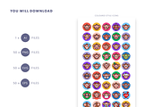 50 Monkey Emoji Stroke Icons, an Emoji Icon by Dighital (Thumbnail 10 of 10)