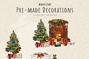 Winter Story - watercolor, a Decorative Illustration by Damian Roh (Thumbnail 11 of 17)