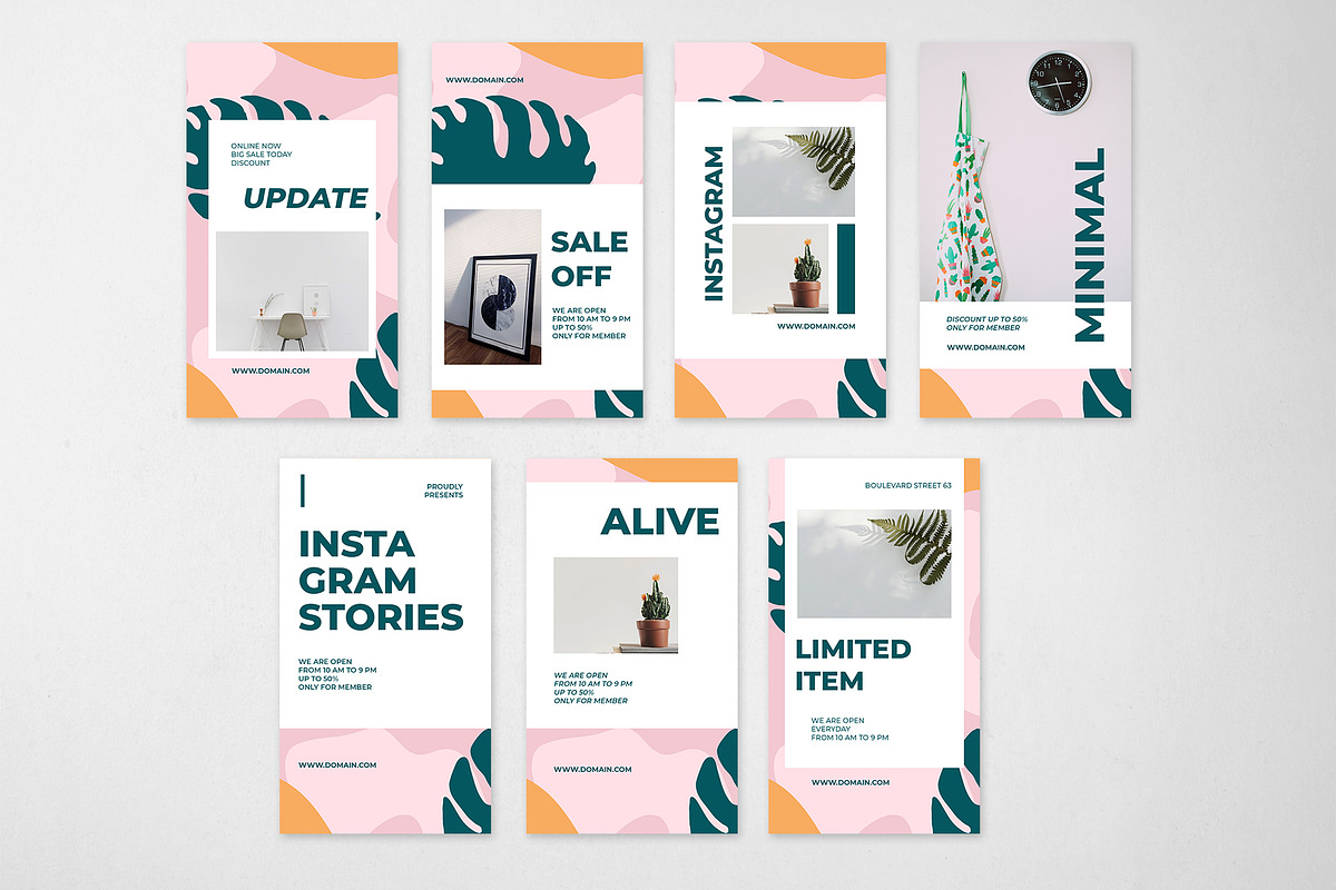 Modern Abstract Instagram Template, a Social Media Template by Medianeka (Photo 2 of 3)