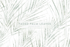 Faded Palm Leaves