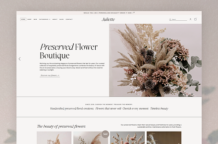 Juliette | Woocommerce,Elementor Pro, a WordPress Template by DesignWithCris