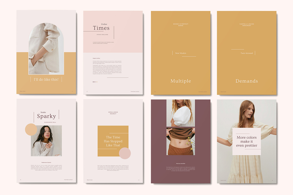 Canva Editorial Lookbook | Dijon, a Magazine Template by BlancaLab Studio (Photo 4 of 7)