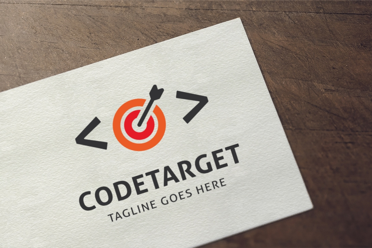 Code Target Logo, a Branding & Logo Template by Design_Planet
