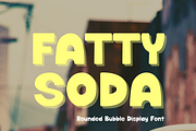 Retro Bubble Display Font Fatty Soda, a Handwritten Font by ZoloDesignHub (Thumbnail 5 of 9)