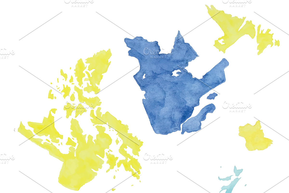 Watercolor Canada, an Illustration by Valeri Nick (Photo 2 of 4)