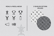 Linear Sports Icons, an Icon by The Fake PNG (Thumbnail 9 of 11)