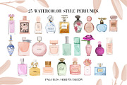 Elixir 25 watercolor style perfumes, an Illustration by Cocoa studio by Eliza M (Thumbnail 2 of 6)