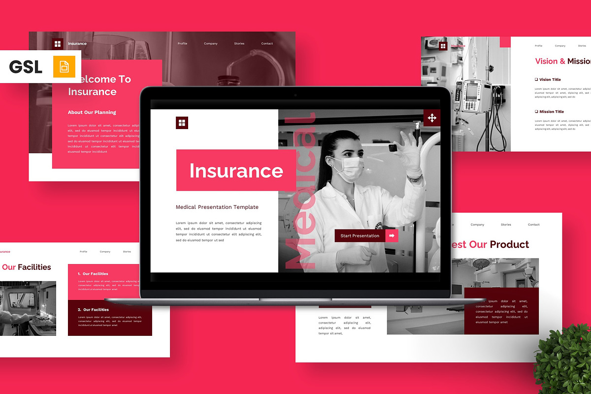 Insurance - Medical Google Slide