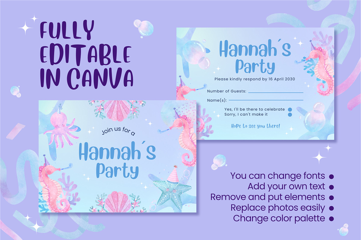 Adventure Sea-Themed Birthday Party, a Design Template by TemplateCastleStore (Photo 4 of 4)