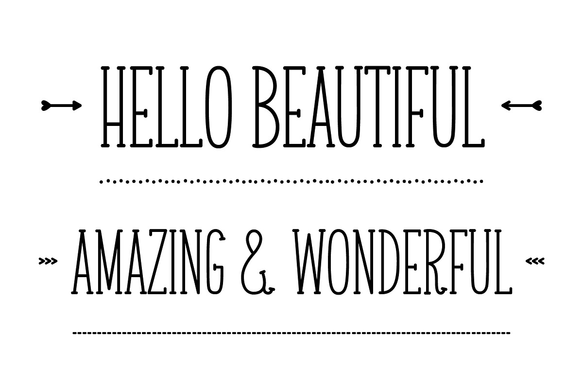 Mr. & Mrs. Right Now Font, a Serif Font by Miss Tiina (Photo 4 of 4)