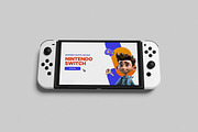 Nintendo Switch Mockup, a Product Mockup by swsi-studio (Thumbnail 2 of 5)