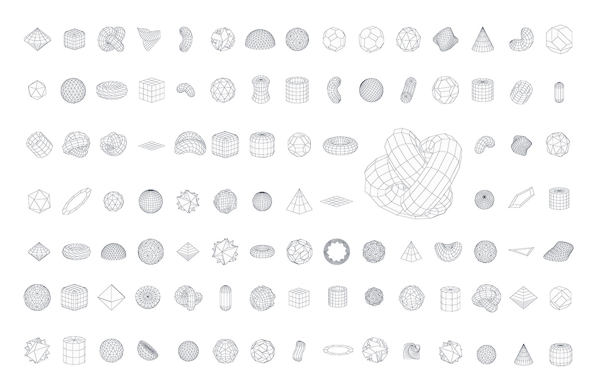 Cosmo - Vector geometric shapes, an Object Graphic by RDShop (Photo 8 of 8)