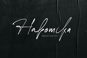 Habomika Signature Script Font