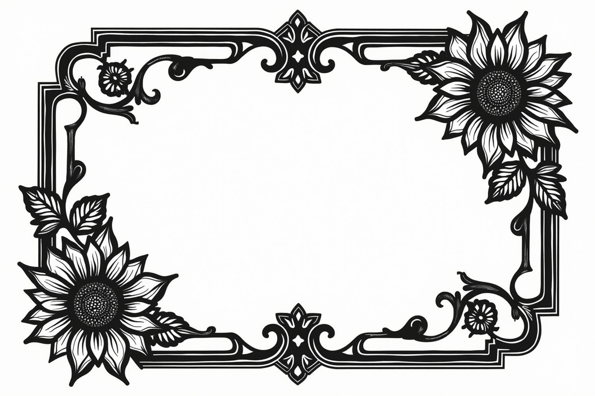 8 Lotus Floral Frame Bundle, an Illustration by Designs_River (Photo 9 of 9)