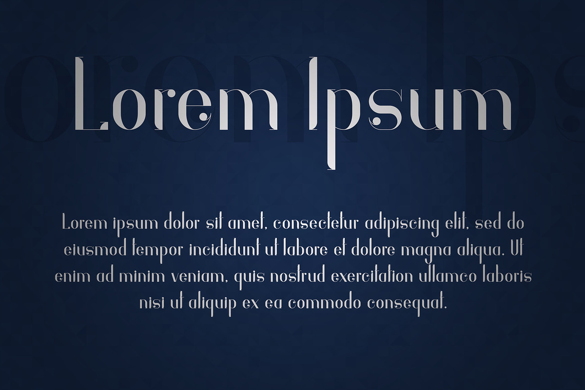Indigo Typeface - 6 Weights preview 3