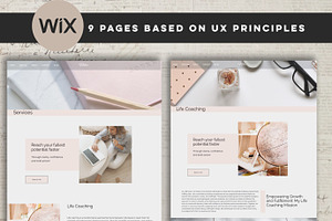 Premium Wix Template For Coaching