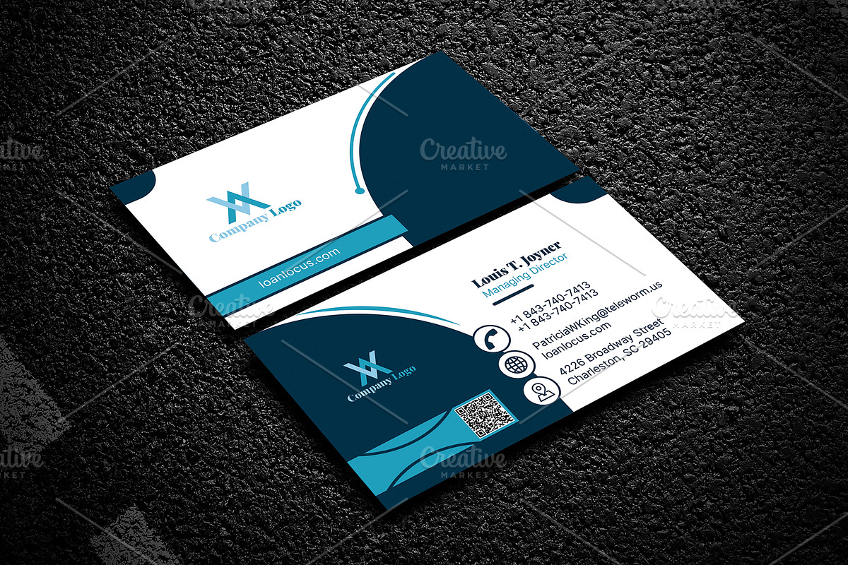 Professional Business Card Template, a Business Card Template by Bibek (Photo 3 of 4)