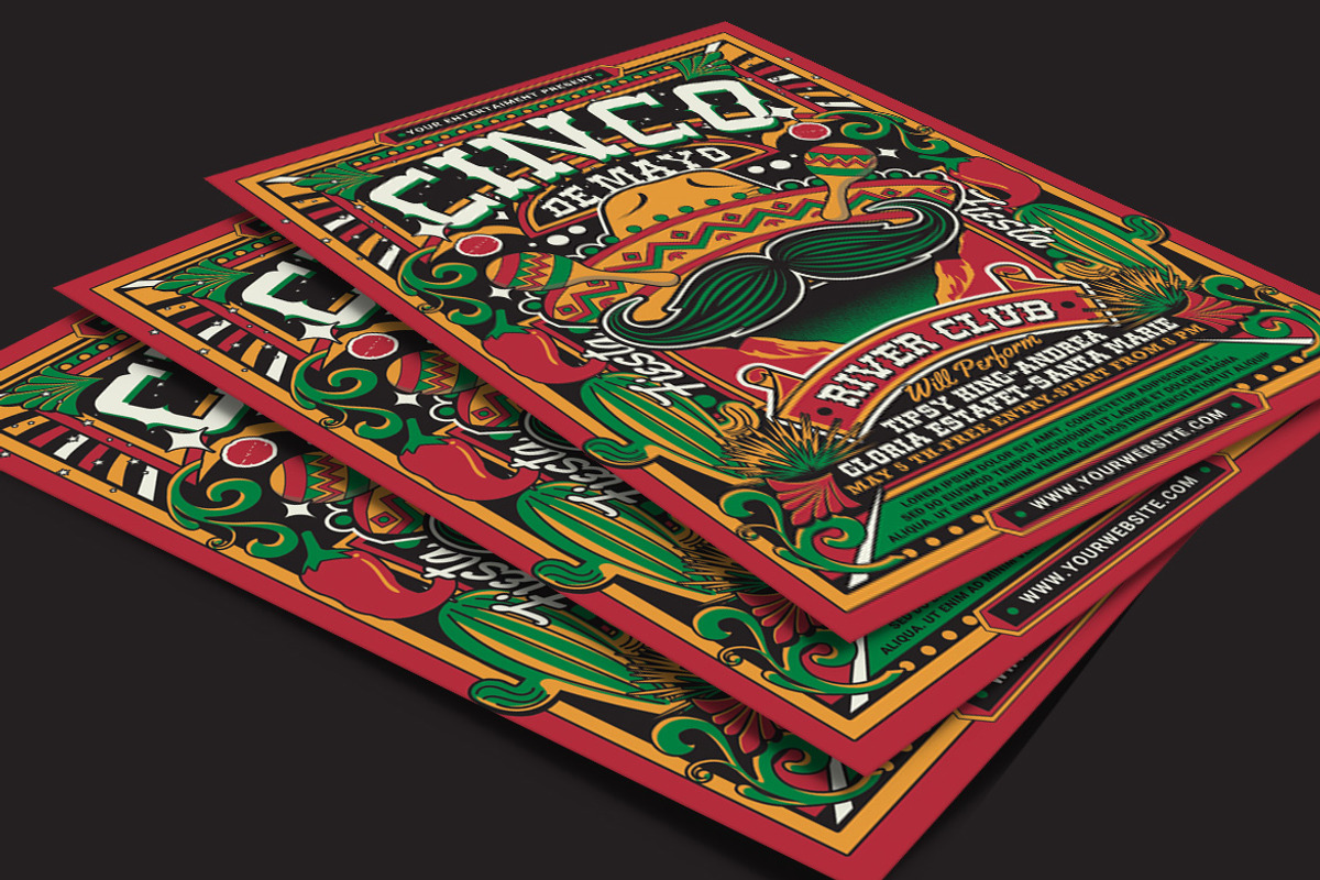 Cinco De Mayo Flyer, a Flyer Template by Muhamad Iqbal hidayat (Photo 4 of 4)