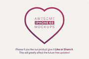 Awesome iPhone 6S Mockups, an iPhone Mockup by Mockups & Illustrations (Thumbnail 11 of 11)
