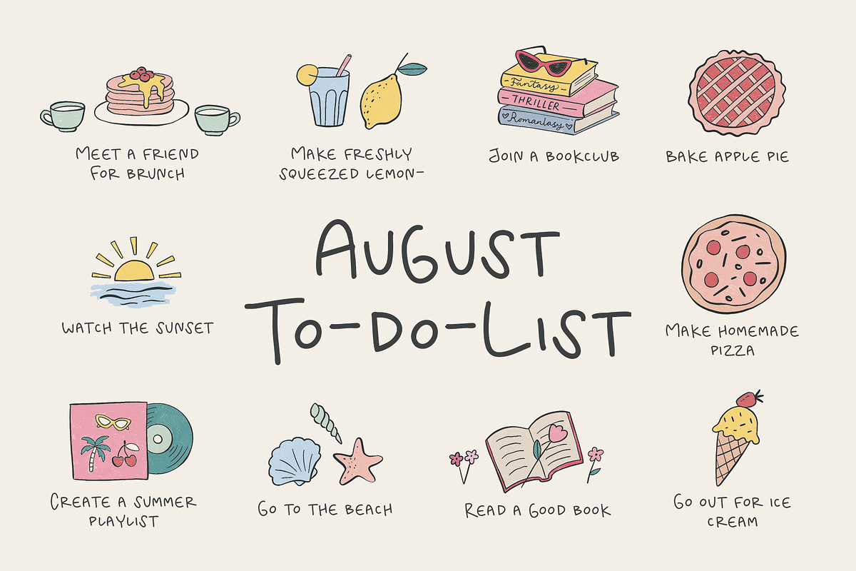 Summer Playlist Fonts & Doodles, a Handwritten Font by ReveryWorks (Photo 3 of 10)