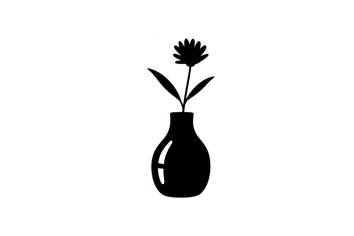 Flower Vase Silhouette Vector Bundle, an Illustration by Designs_River (Photo 8 of 51)