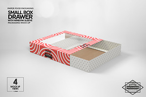 Small Box Drawer WindowSleeve Mockup