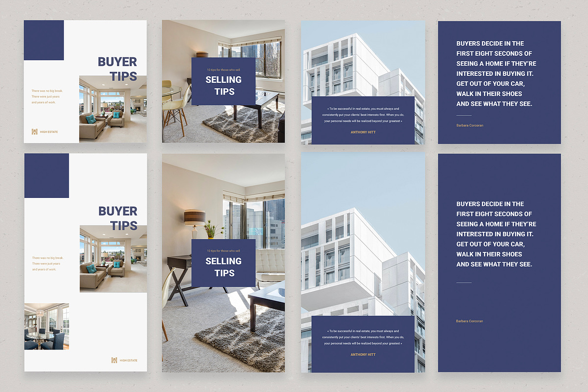Real Estate Instagram Template Canva, a Social Media Template by Eden Origin Studio (Photo 6 of 9)