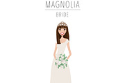 Bride Portrait Creator | Wedding Art, a Person Illustration by Lauren Lesley Studio (Thumbnail 16 of 29)