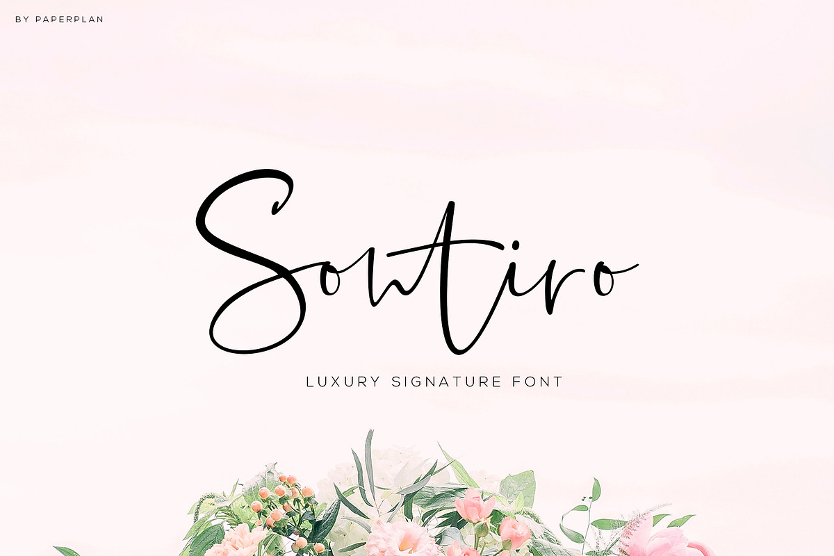 Sontiro - Signature Typography