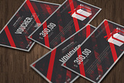 DEVIL RED - GIFT VOUCHER, a Card Template by Tzochko (Thumbnail 1 of 5)