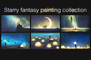 Starry fantasy painting collection, a Person Illustration by Grandfailure (Thumbnail 1 of 7)