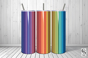 Rainbow Ombre Stripes Digital Paper, a Pattern Graphic by Creative Store (Thumbnail 5 of 5)