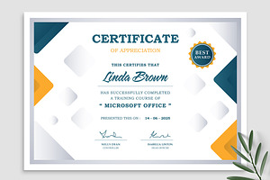 Editable Traditional Certificate