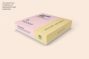 Square Box with Lid Mockups 10 Views, a Packaging Mockup by Illusiongraphic (Thumbnail 2 of 21)