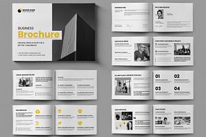 Business Brochure Layout, a Brochure Template by ContestDesign