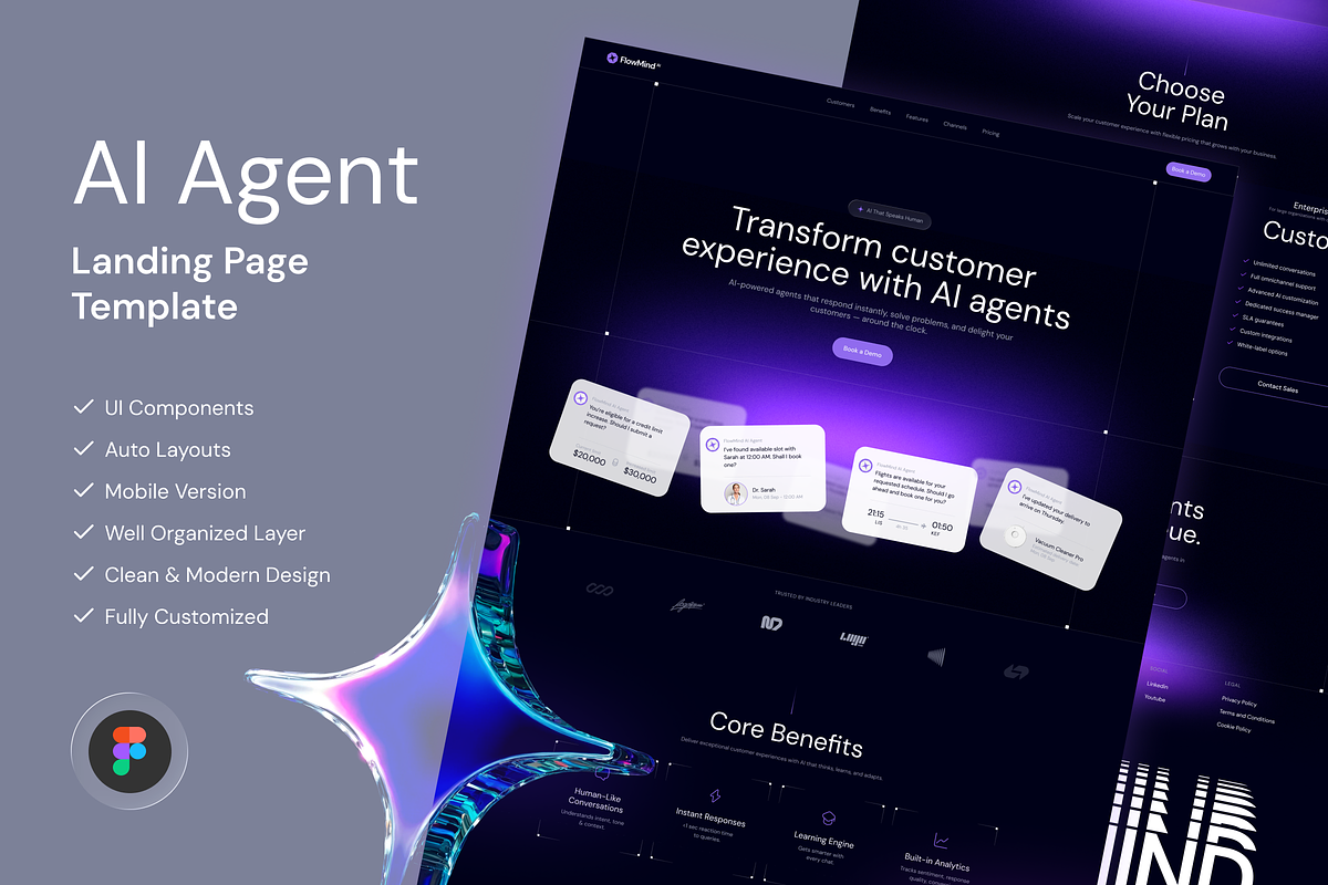 AI Agent Landing Page