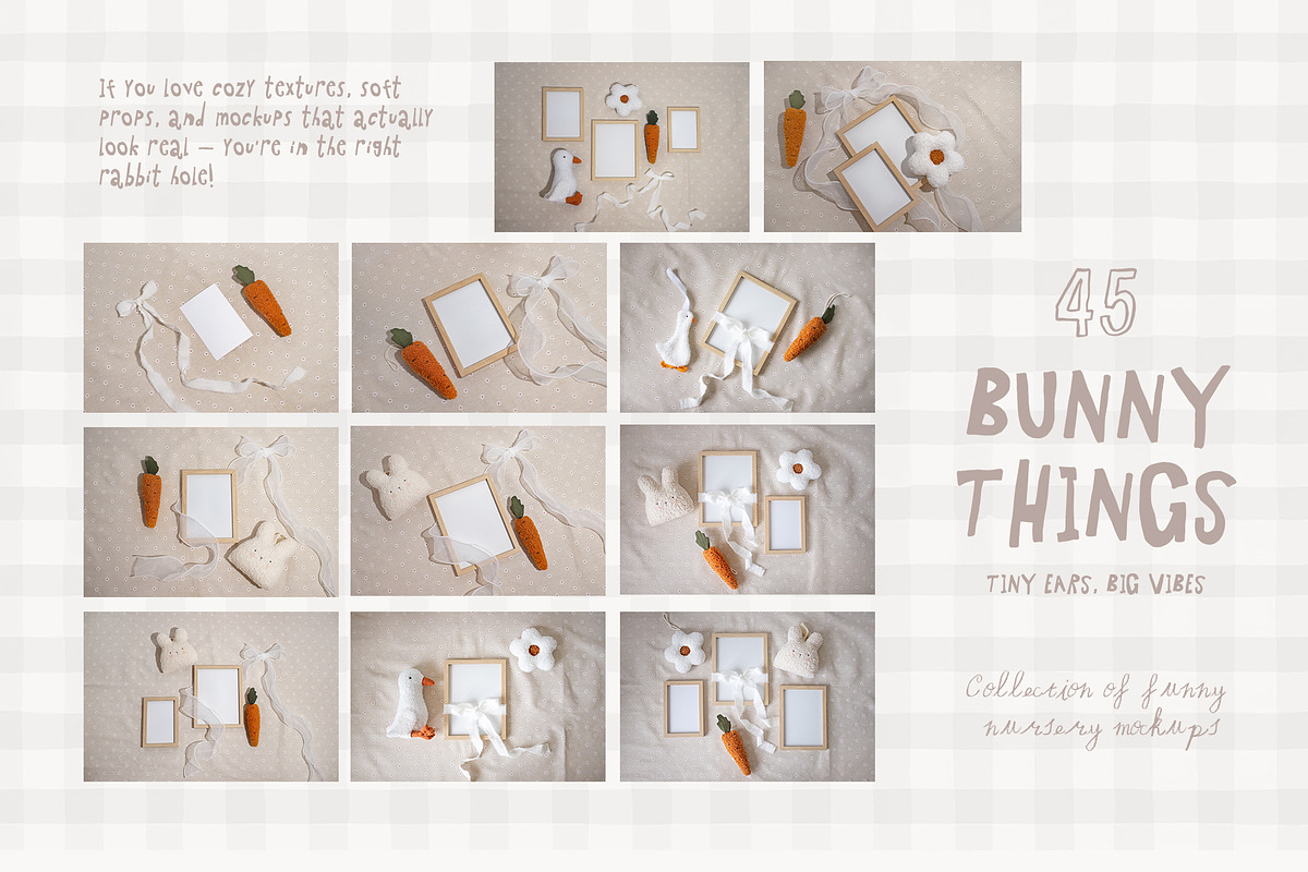 Bunny Things 45 Frame & Card Mockups, a Product Mockup by Muse Mockups (Photo 13 of 16)