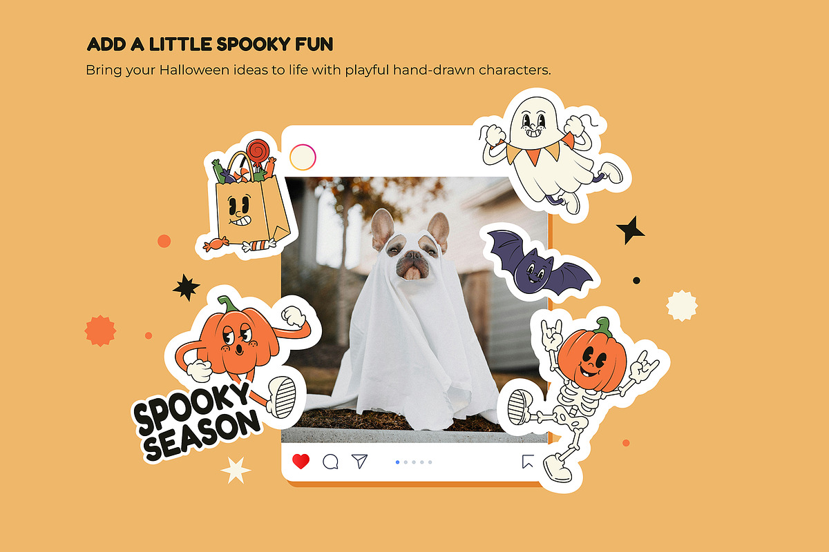 Spooky Season, a Seasonal Illustration by VectorBird (Photo 4 of 5)