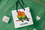 Love is in the Air - Clip Art Set, an Animal Illustration by Tati Bordiu Digital (Thumbnail 2 of 4)