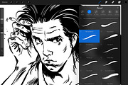 600+ Brushes Procreate BIG PACK, a Brush Add-On by Georg's Procreate Brushes (Thumbnail 18 of 115)