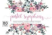 BUNDLE Whole Shop Watercolor Floral, a Decorative Illustration by Veris Studio (Thumbnail 24 of 28)