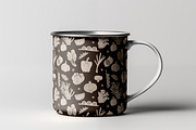Vegetable Folk Pattern, a Pattern Graphic by Neermana (Thumbnail 2 of 5)