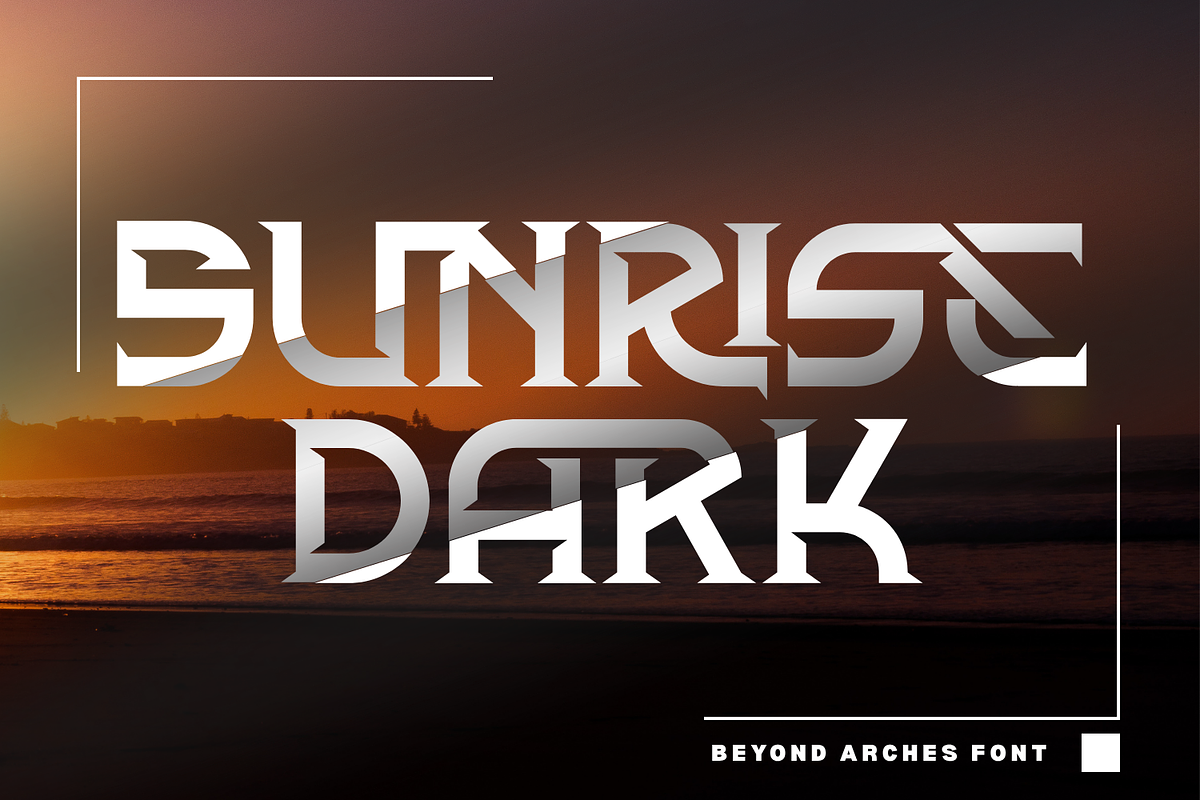 Beyond Arches – Futuristic Font, a Serif Font by 177Studio (Photo 5 of 8)