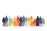 Group of people set. Diversity, a Person Illustration by Stafeeva (Thumbnail 4 of 4)