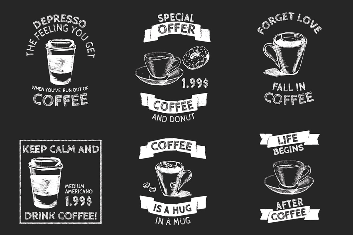 Coffee vector set, a Graphic by Art Loft (Photo 3 of 4)