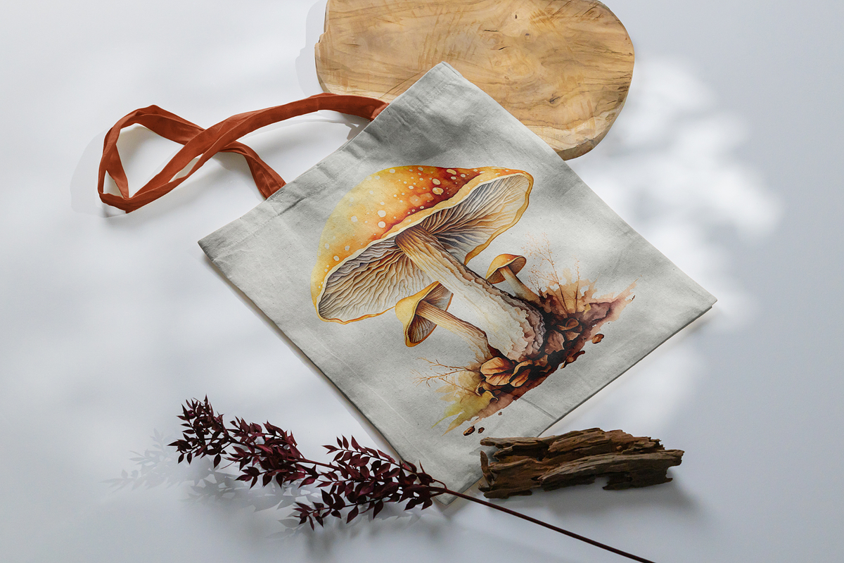 Watercolor Mushrooms Collection, a Decorative Illustration by Cam' Studio (Photo 6 of 10)
