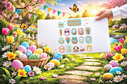 Happy Easter Png, Cute Easter, an Illustration by Black Bird Studio (Thumbnail 3 of 3)