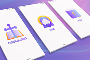 Christianity | 16 Flat Gradient Icon, an Outline Icon by Alex Blogoodf (Thumbnail 2 of 11)